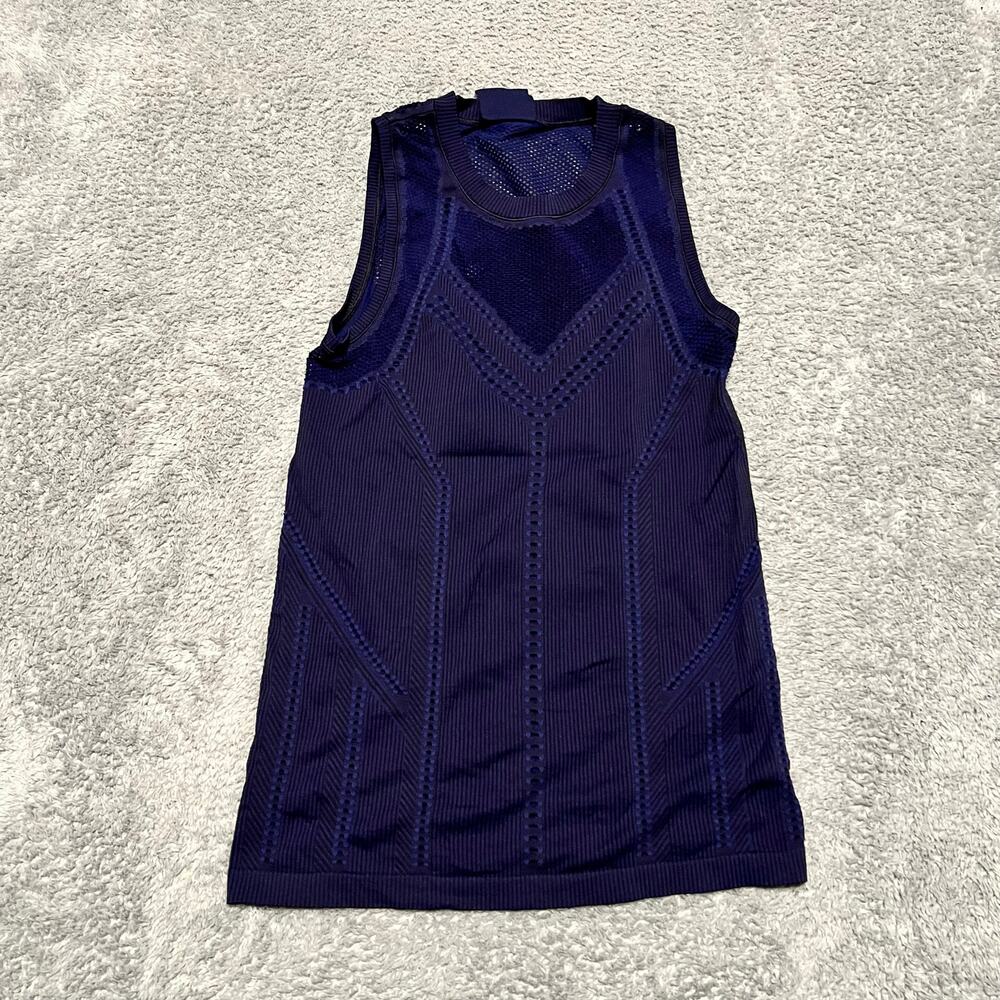 Athleta Tank Top Shirt Womens Small Oxygen Poseidon Blue 556414